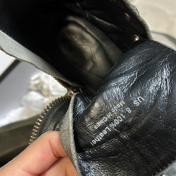 UNIF hellbound grey suede size 8 - Picture 8 of 16